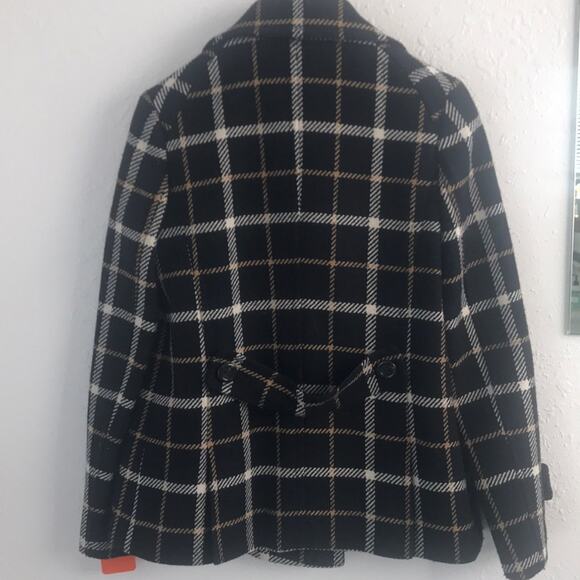 Nice Claup L blue plaid vintage coat - Picture 5 of 7
